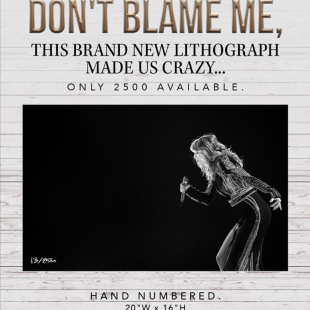 Taylor Swift Lithograph